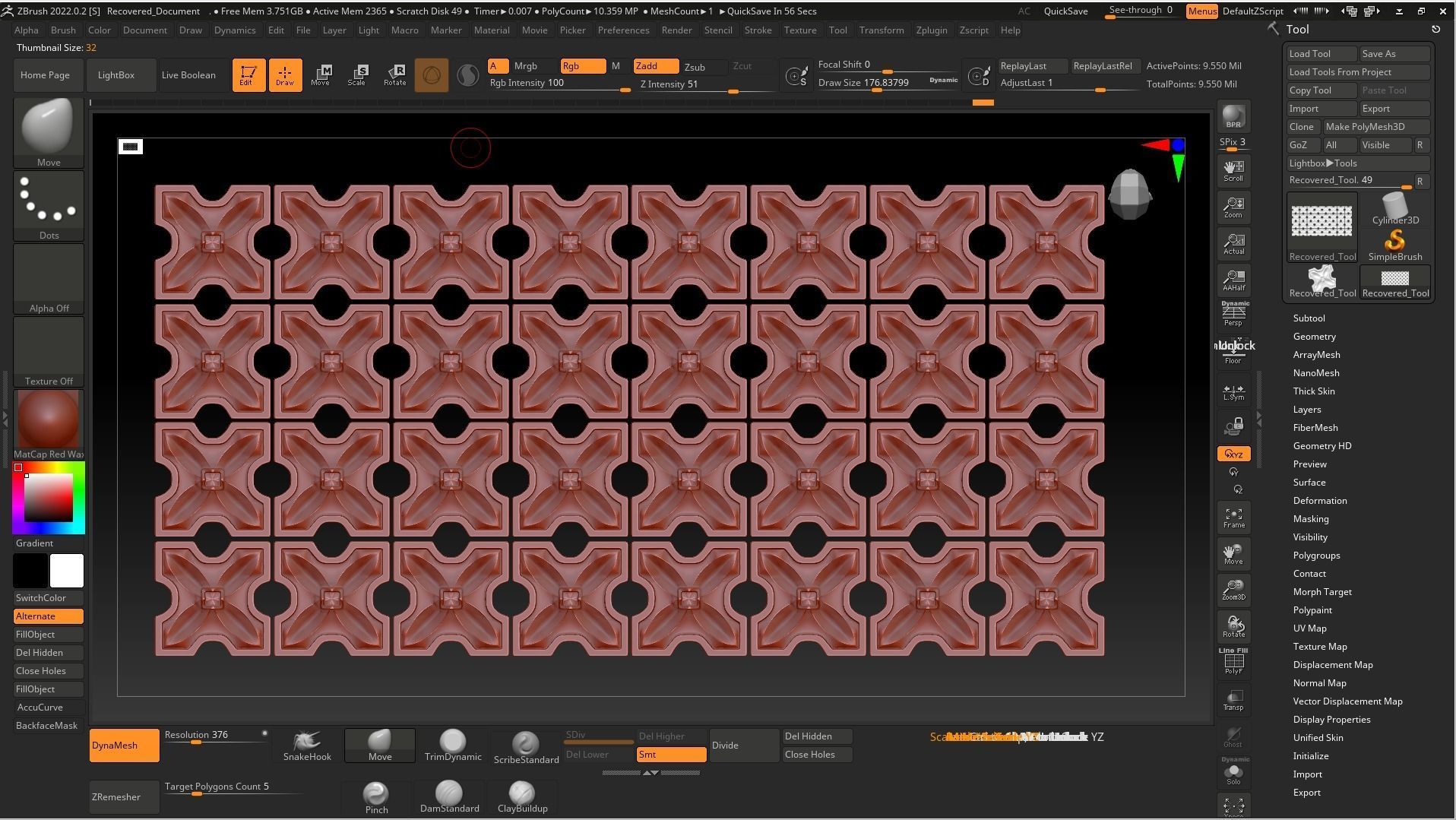 GOTHIC SQUARE ROSETTE FOR WALL PANELS STL model for CNC 3D model_7