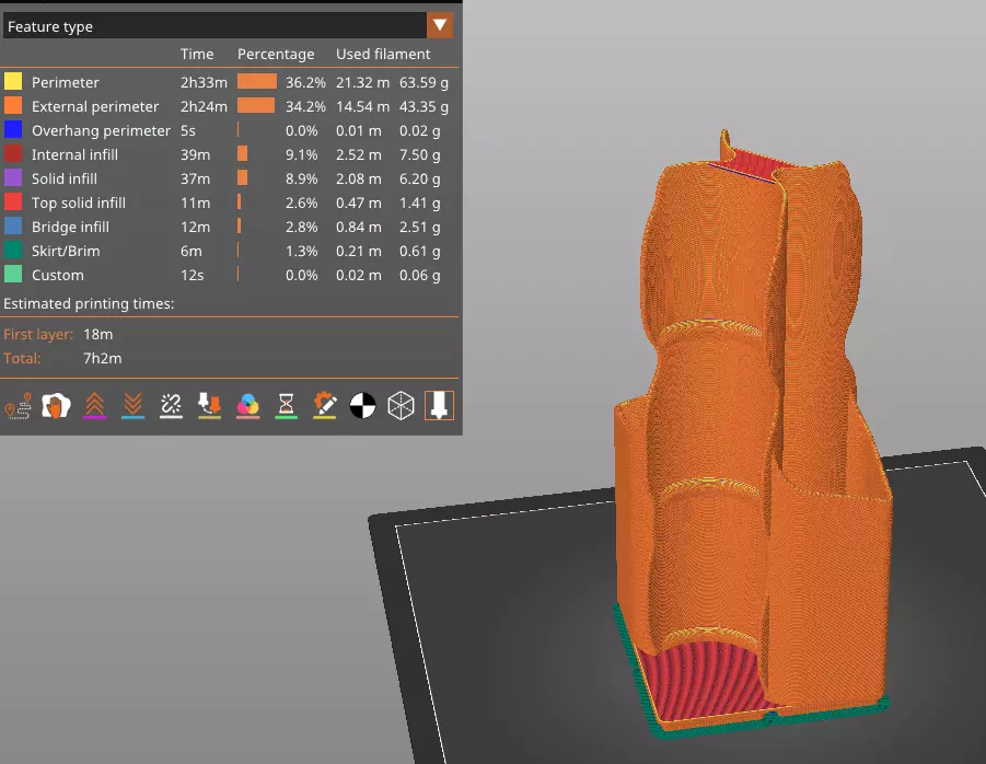 Gridfinity Paint bottle caddy 3D print model_0