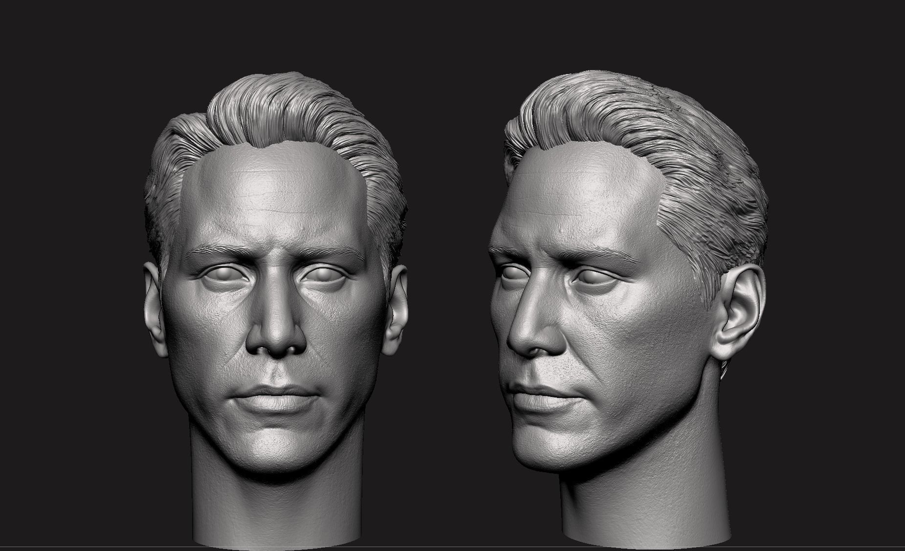 Keanu Reeves - Neo Head  3D print model_2