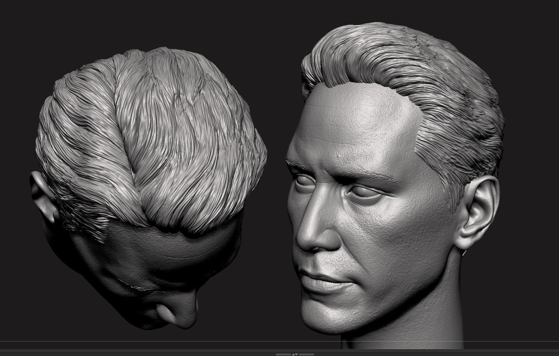 Keanu Reeves - Neo Head  3D print model_8