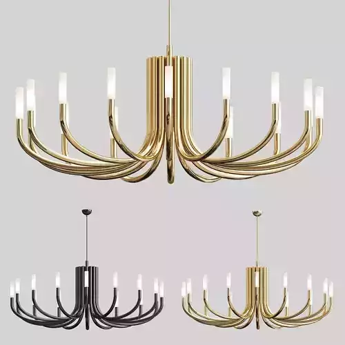 Kelly Wearstler Rousseau Chandelier 3D model
