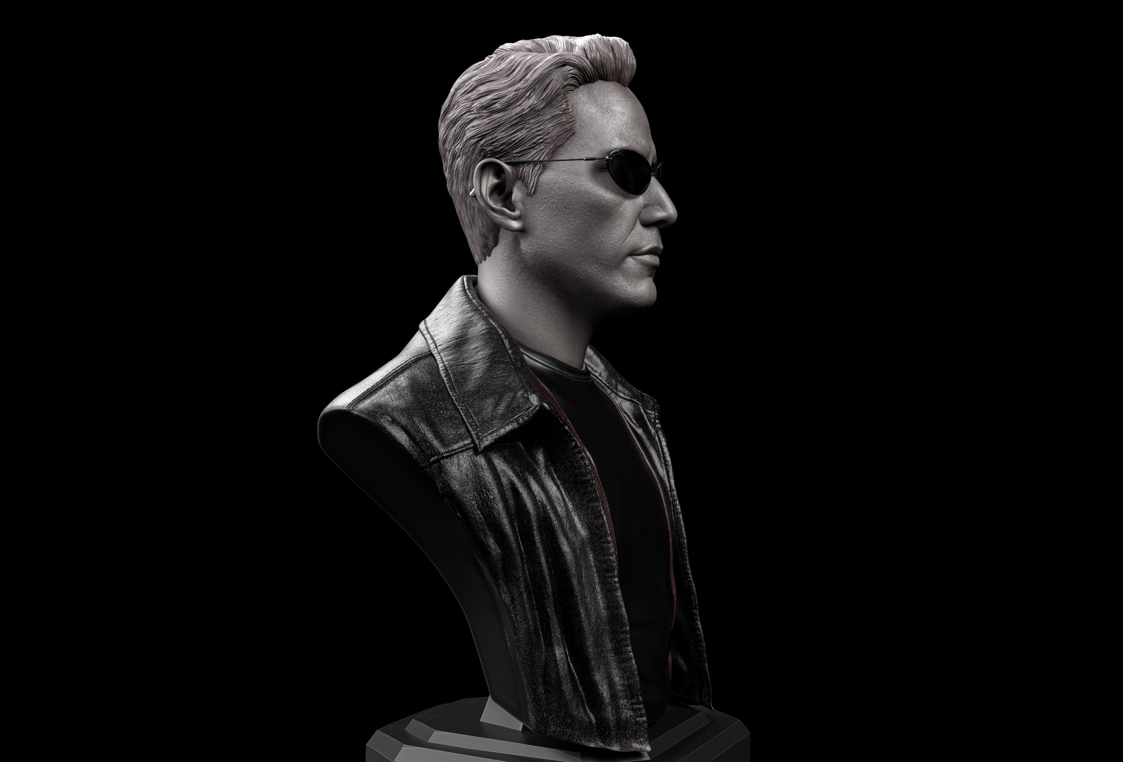Keanu Reeves - Neo Bust 3D print model_1