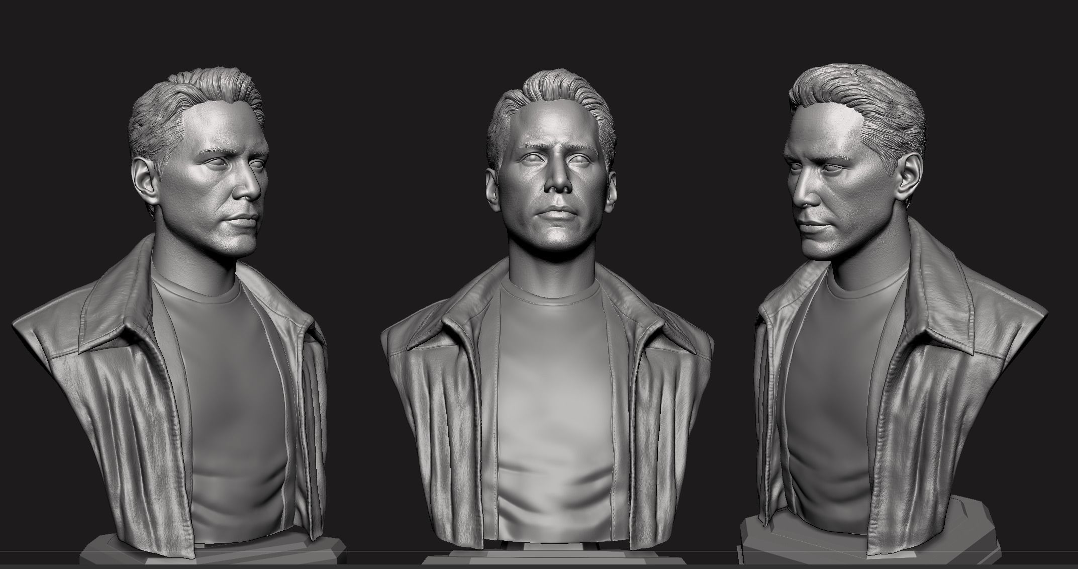 Keanu Reeves - Neo Bust 3D print model_4