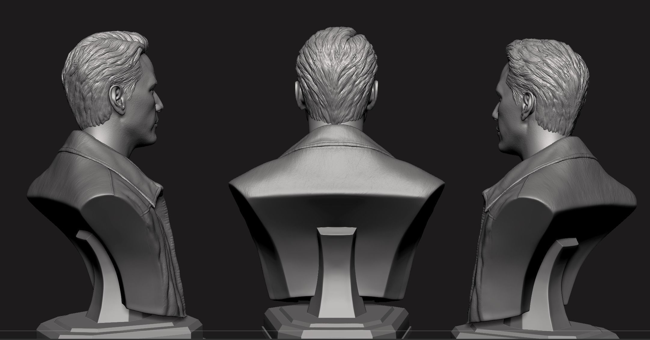 Keanu Reeves - Neo Bust 3D print model_7