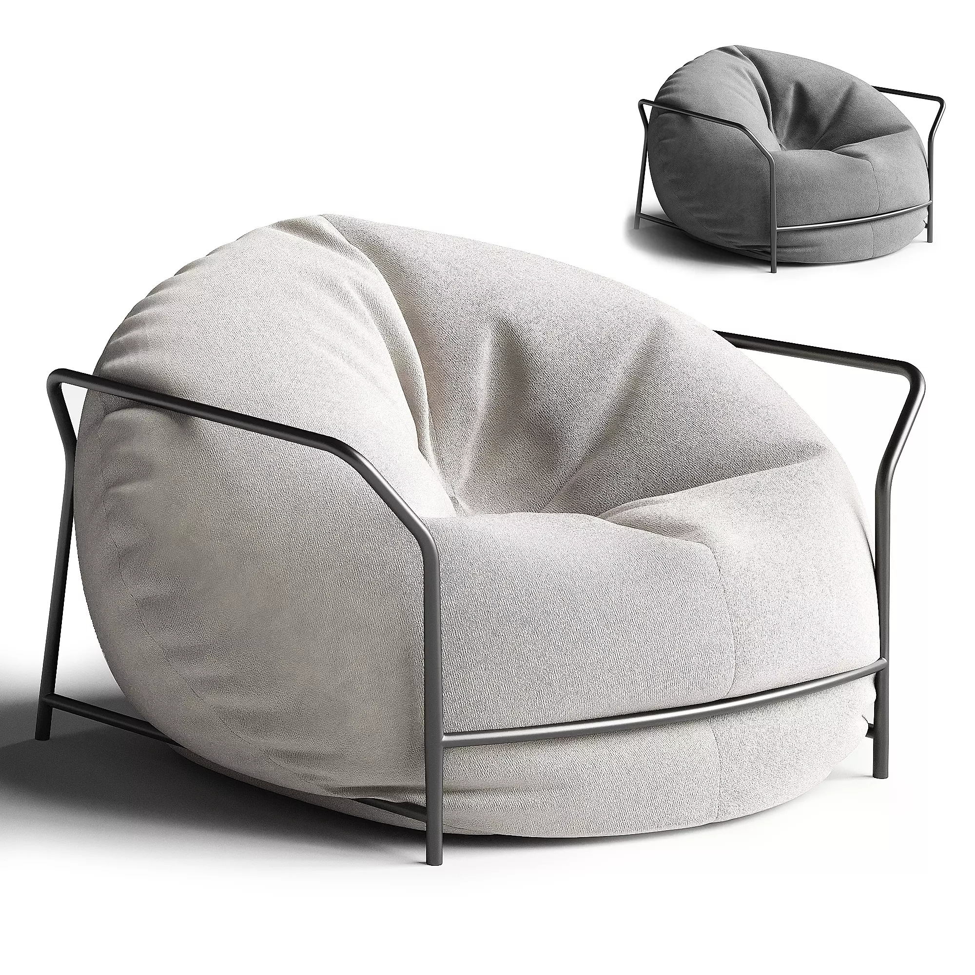 UNI armchair Nobonobo 3D model