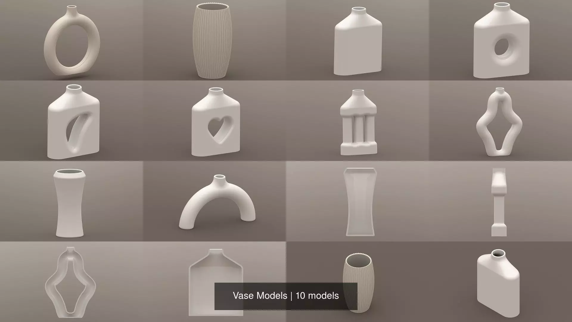 Vase Models 3D Model Collection_1