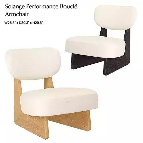 Solange Performance Boucle Armchair 