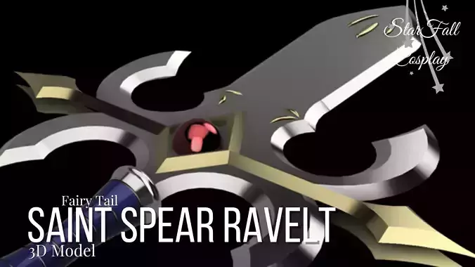 Saint Spear Ravelt Erza Knightwalker 3D print model