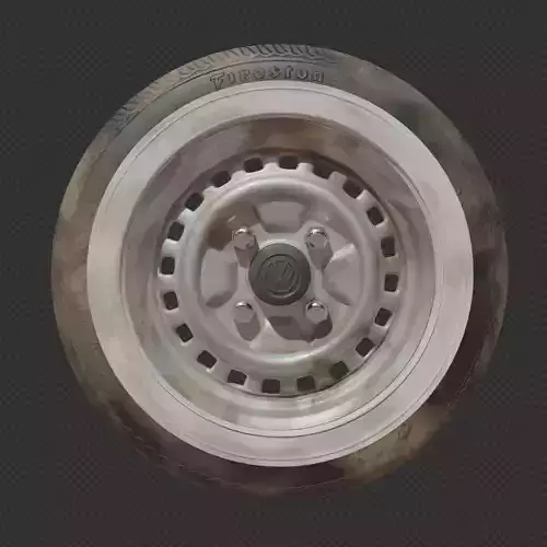 VW Beetle wheel 3D model