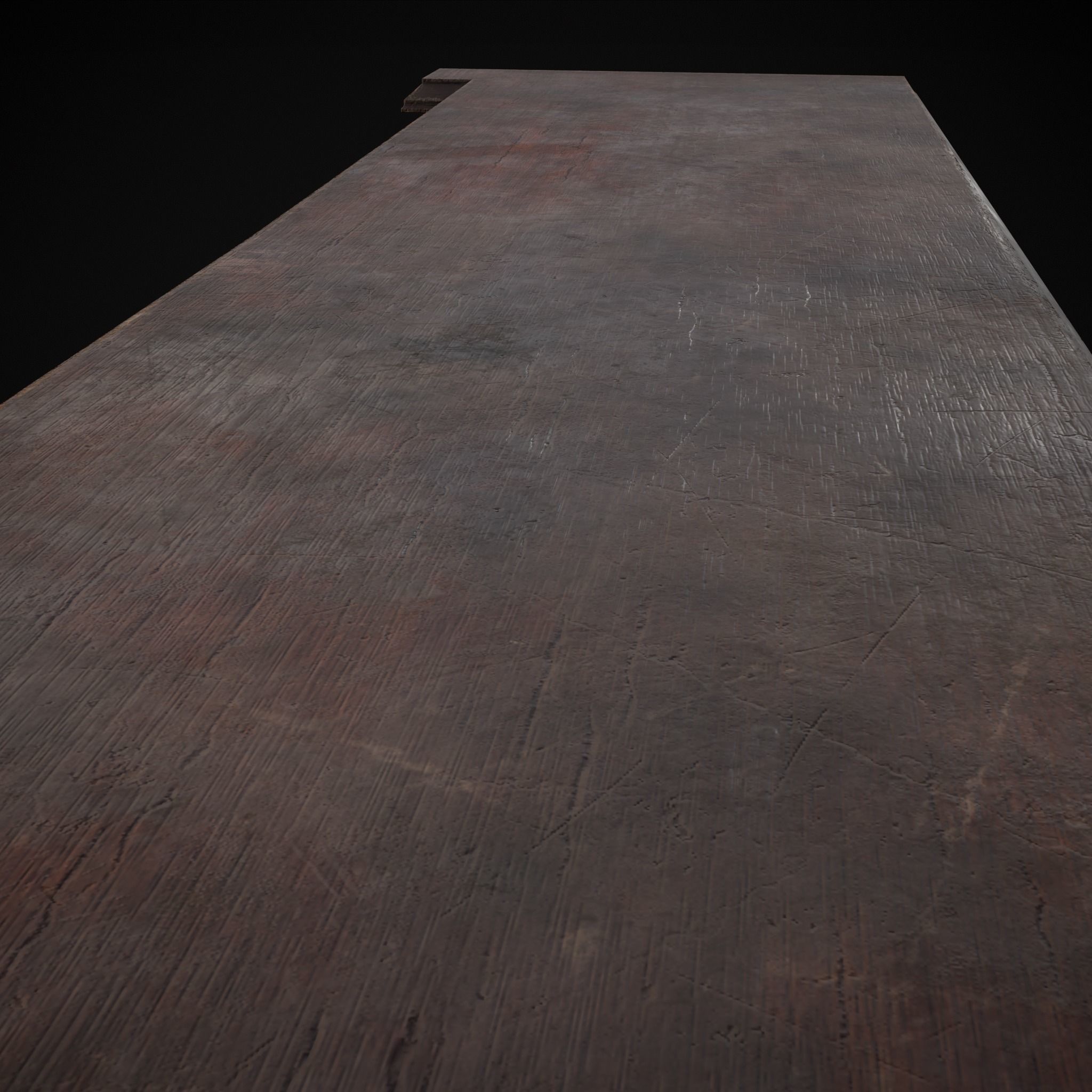 Renaissance End Table Low-poly 3D model_27