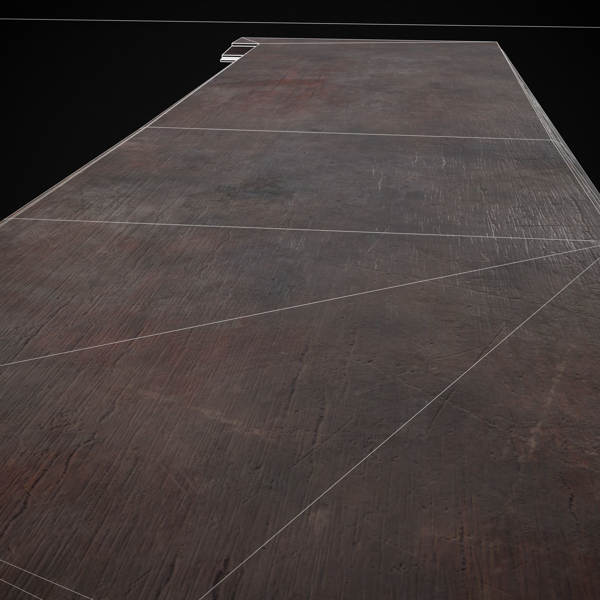 Renaissance End Table Low-poly 3D model_28