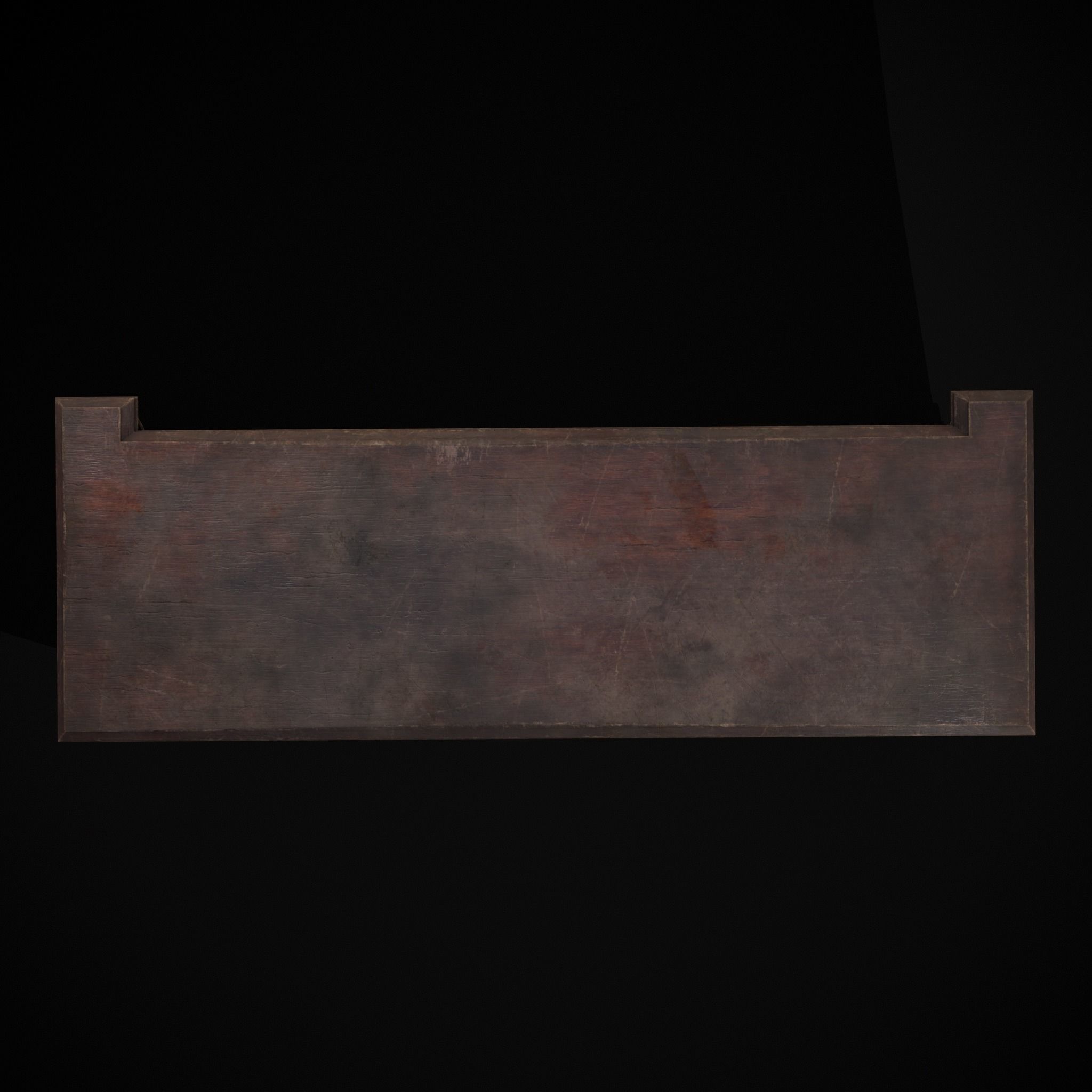 Renaissance End Table Low-poly 3D model_11