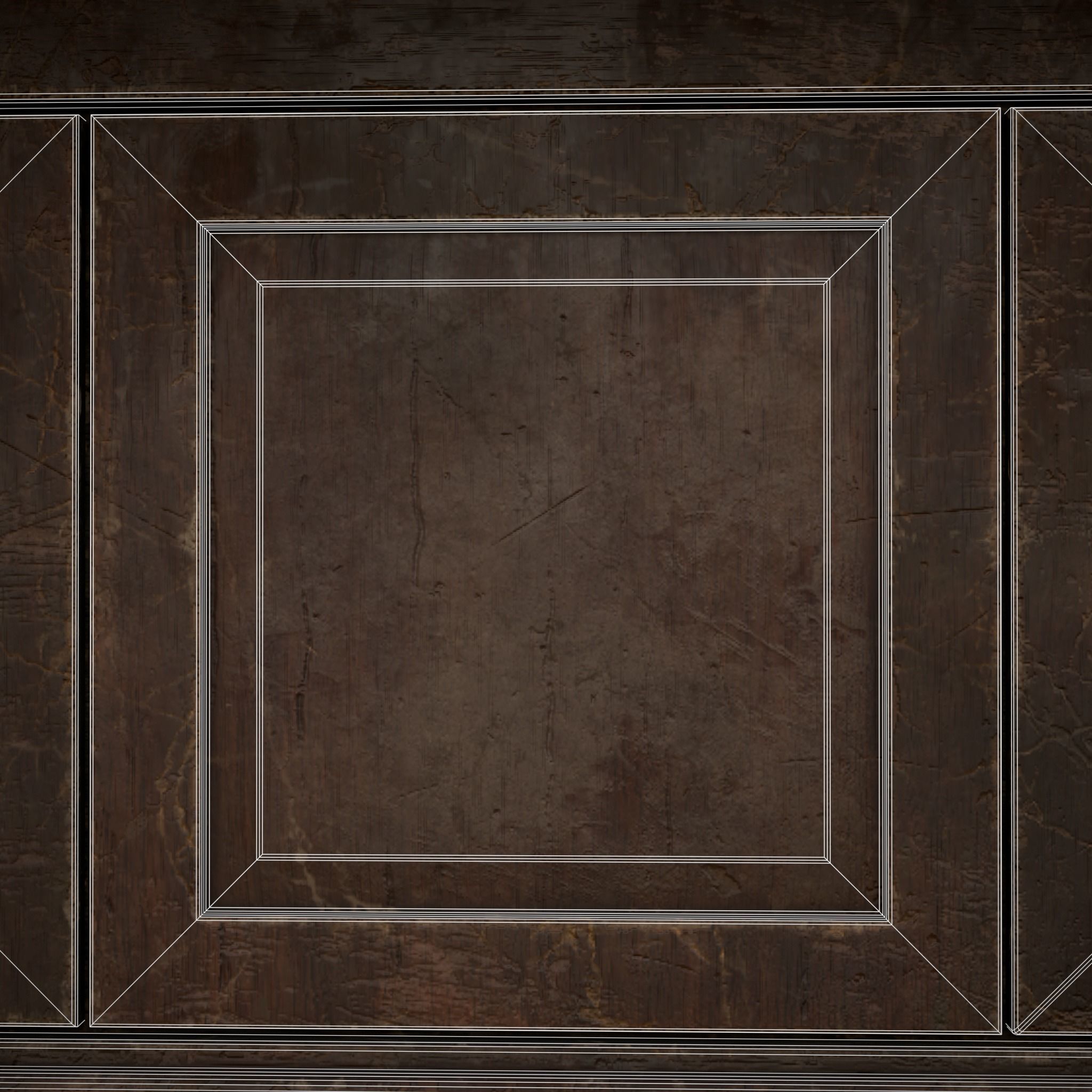 Renaissance End Table Low-poly 3D model_24