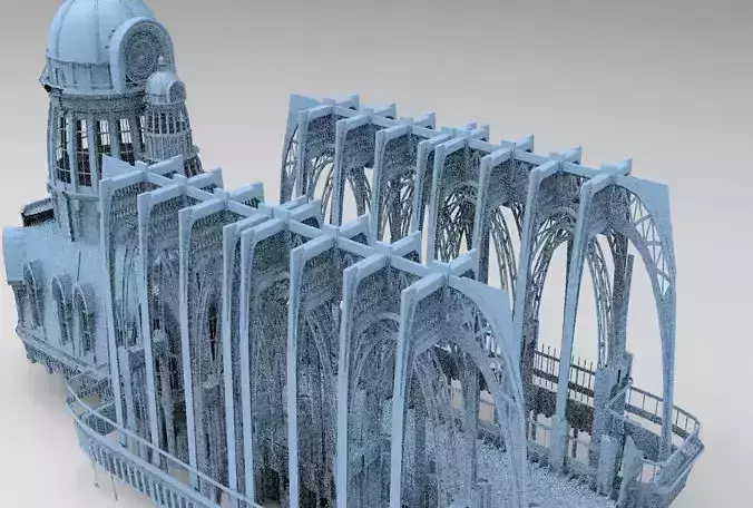 Sci Fi Steampunk Emperor Walkways 3