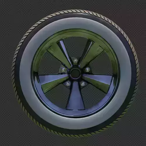 Classical Muscle Car Wheel