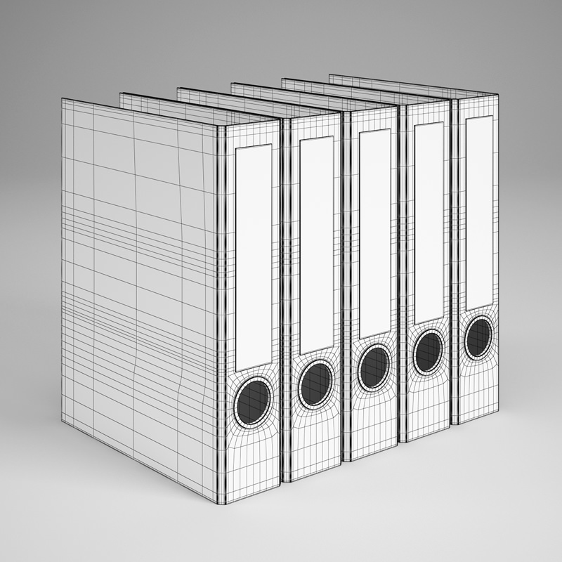 3 Ring Binders 29 3D model_1