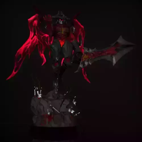 Aatrox base skin Figure League of legends  Statue AAA