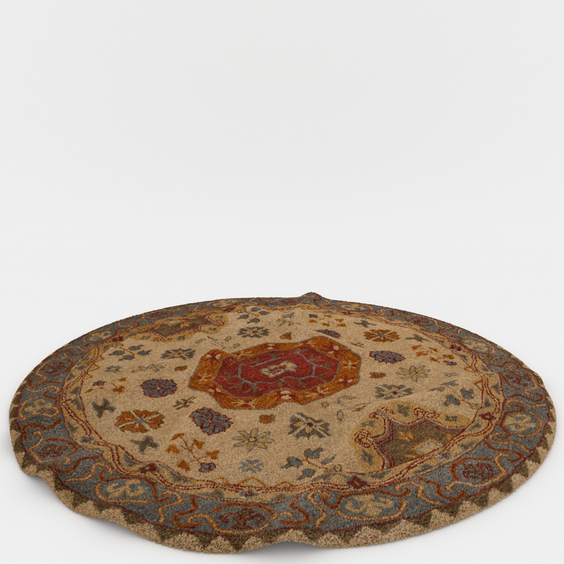 Rugs No 877 Low-poly 3D model_6