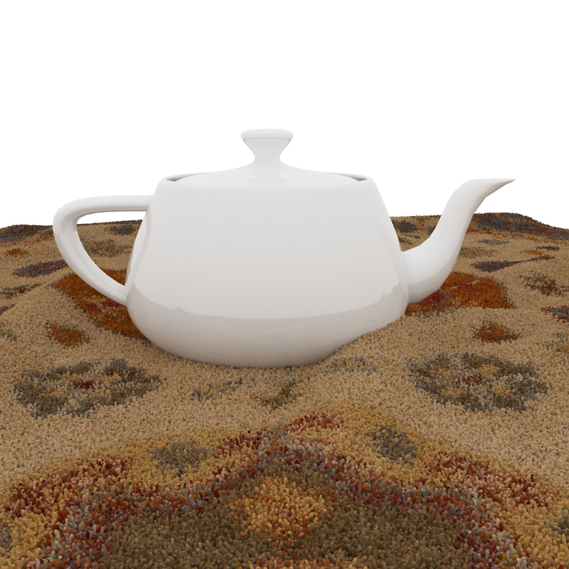 Rugs No 877 Low-poly 3D model_8