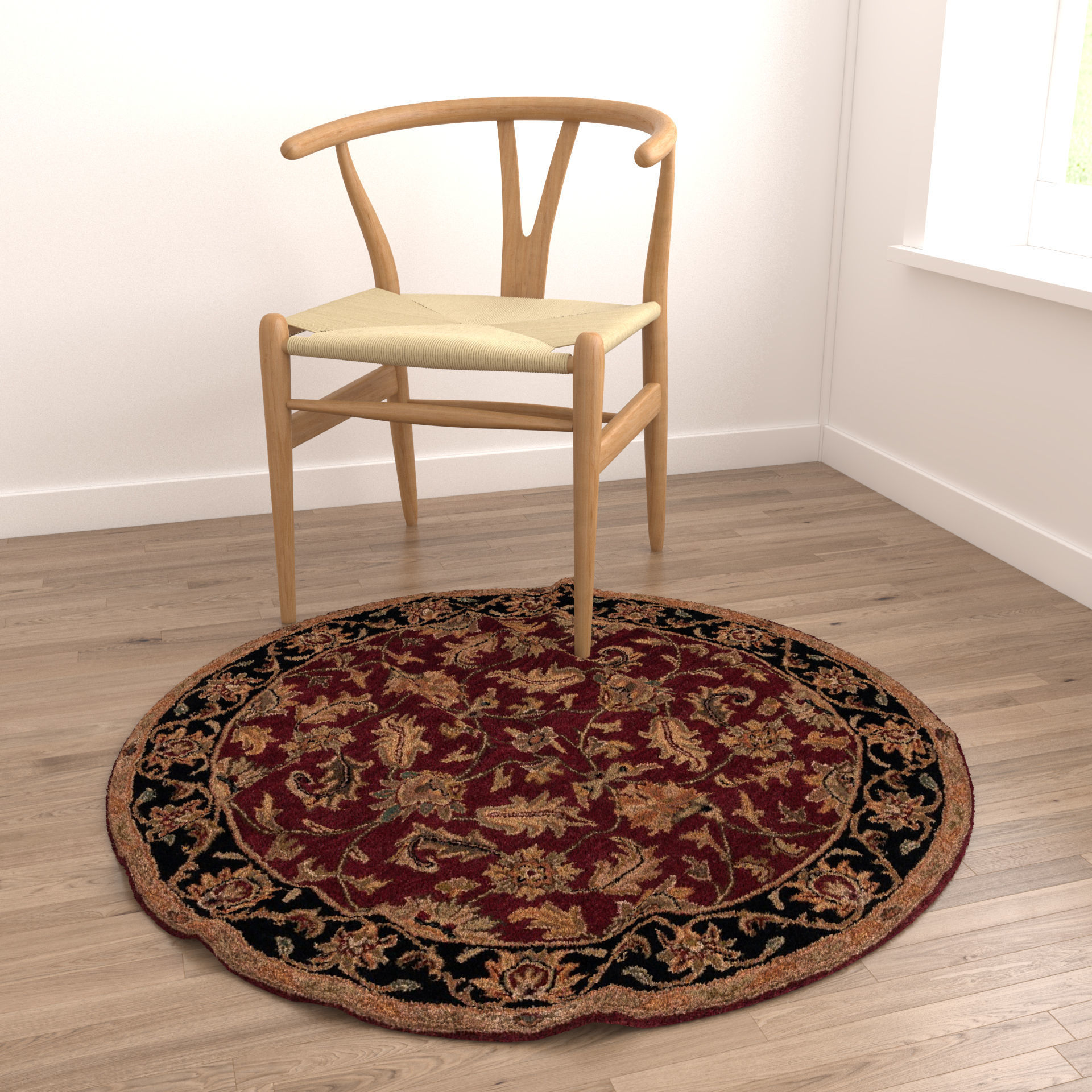 Rugs No 877 Low-poly 3D model_3