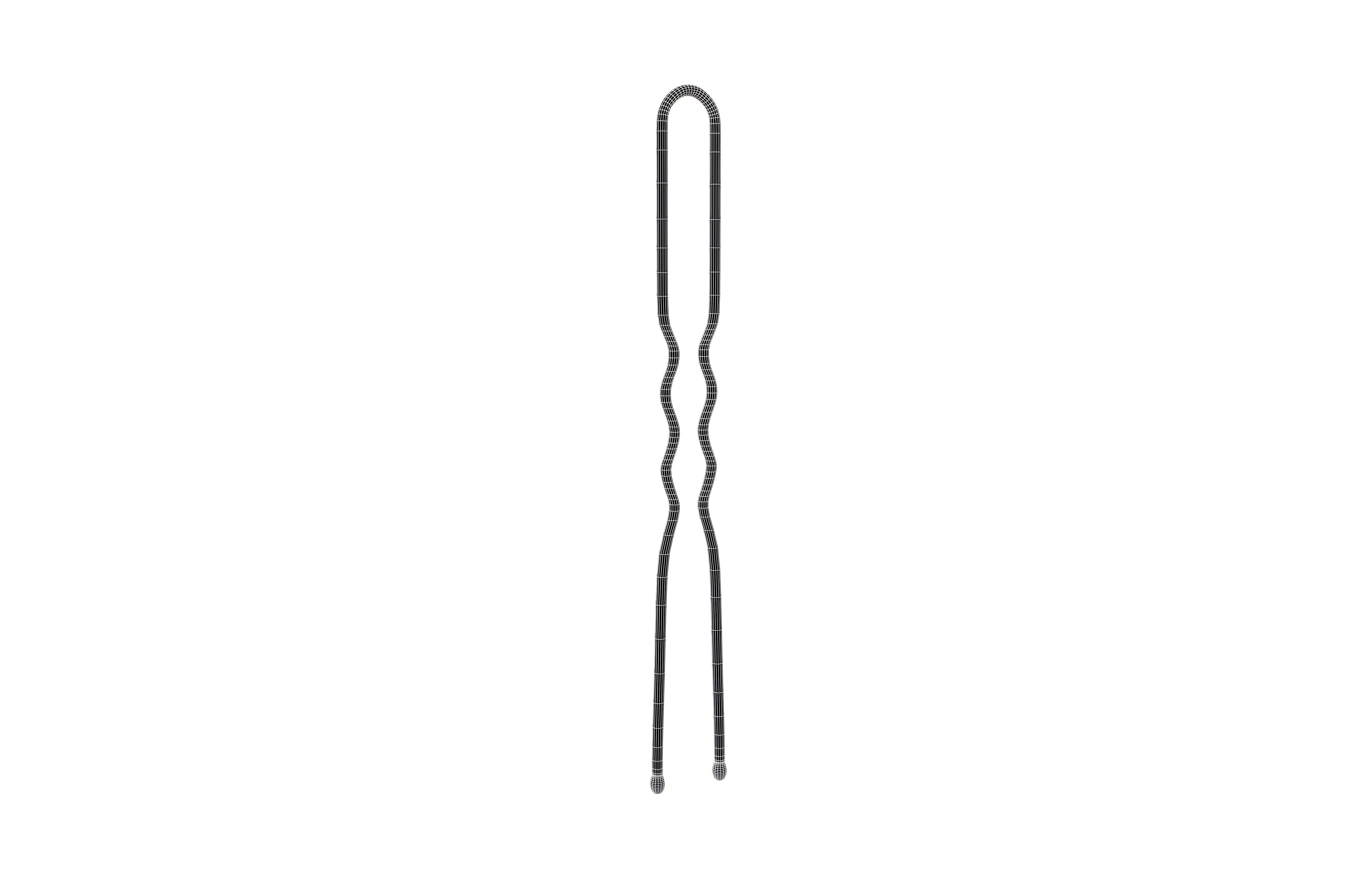 Hairpine 3D model U Shaped Hairpin V1 001 VR / AR / low-poly | CGTrader