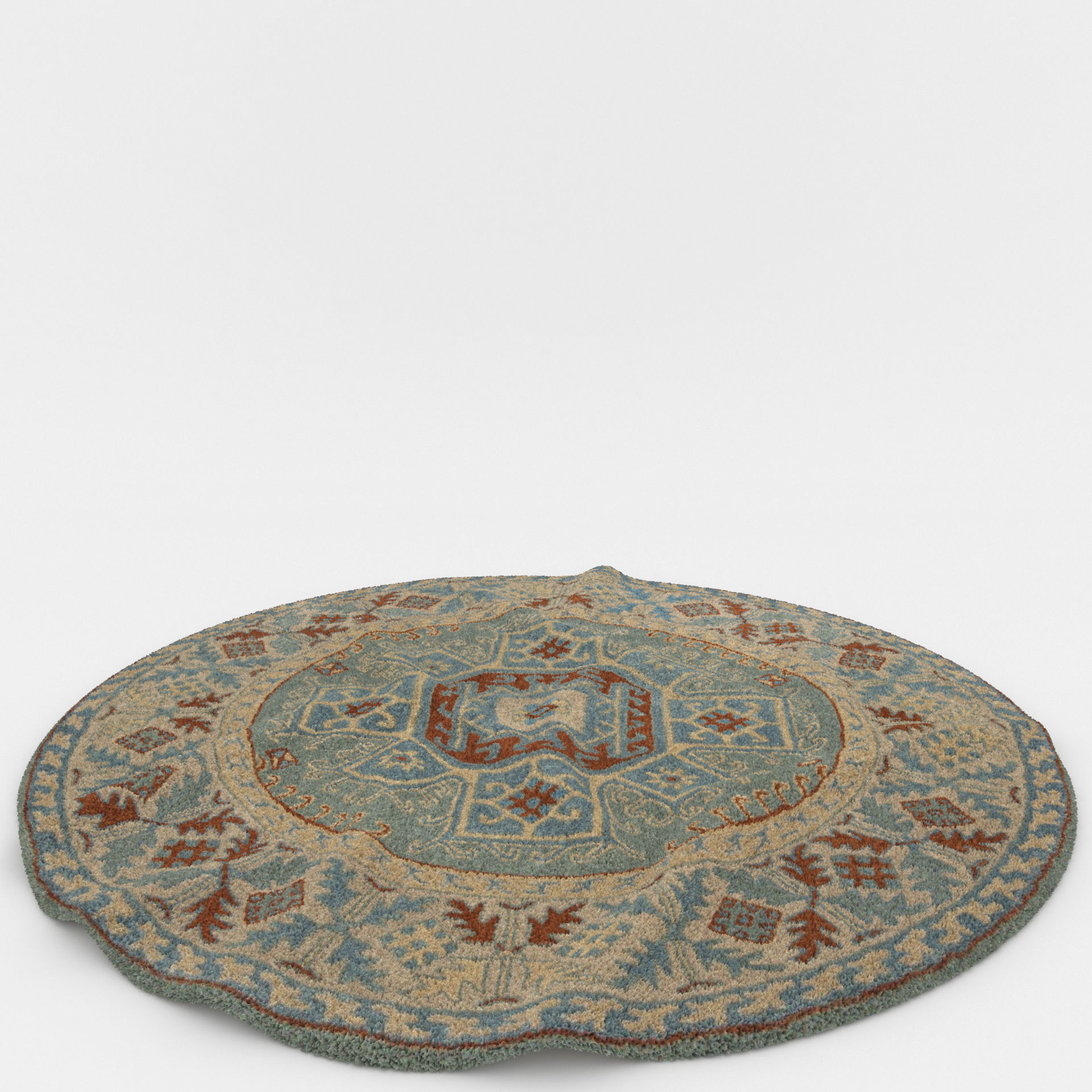 Rugs No 878 Low-poly 3D model_6