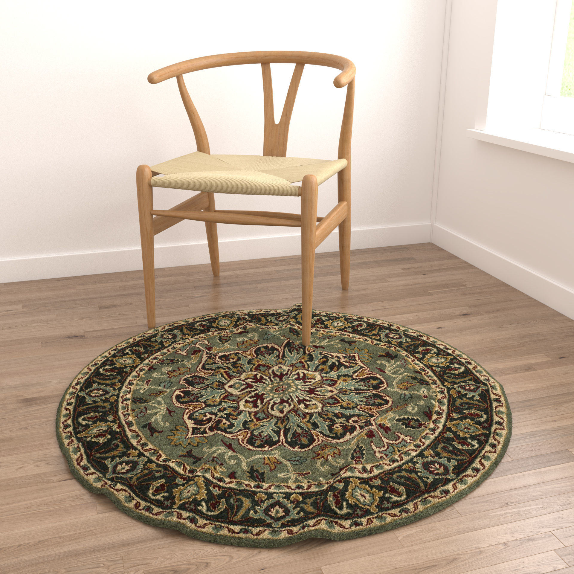 Rugs No 878 Low-poly 3D model_3