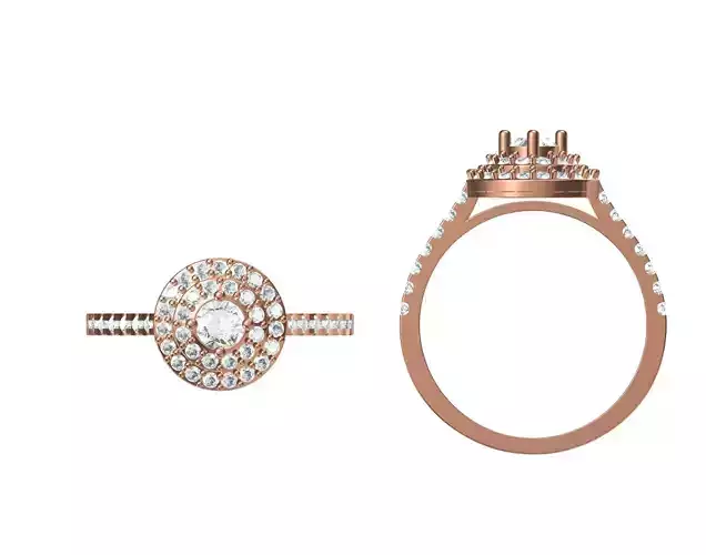 Women Wedding Engagement Ring STL JCD Details