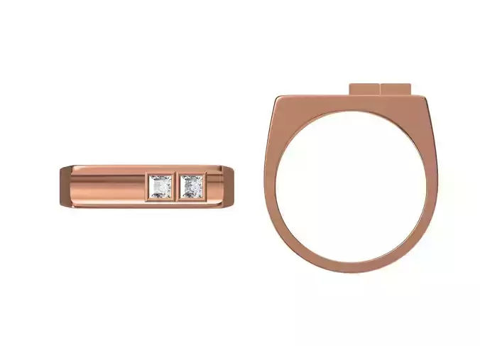 Women Wedding Engagement Ring STL JCD Details