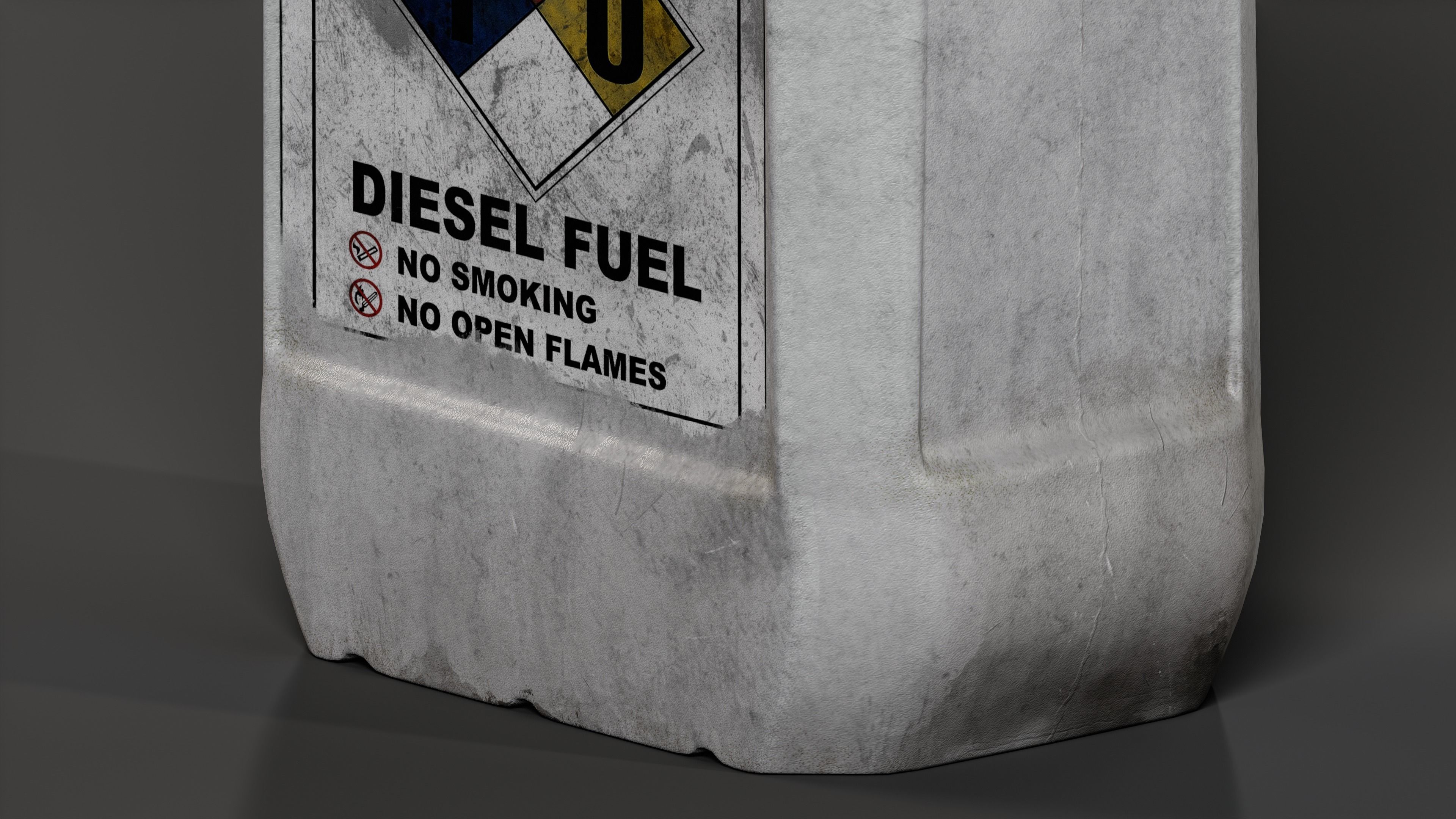 Gas Can Low-poly 3D model_4