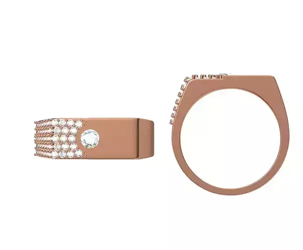 Women Wedding Engagement Ring STL JCD Details