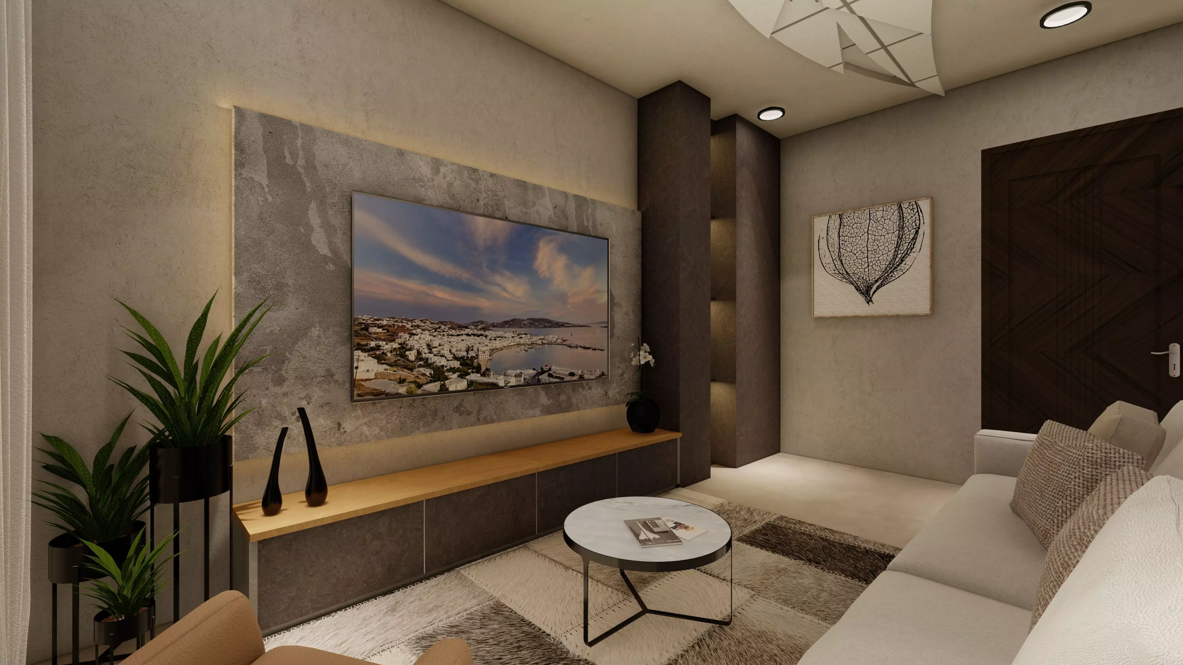 living room 3D model