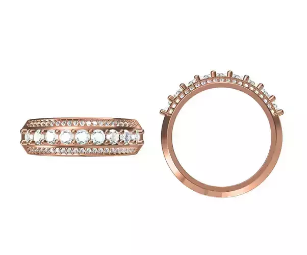 Wedding Engagement Women Ring STL JCD Details