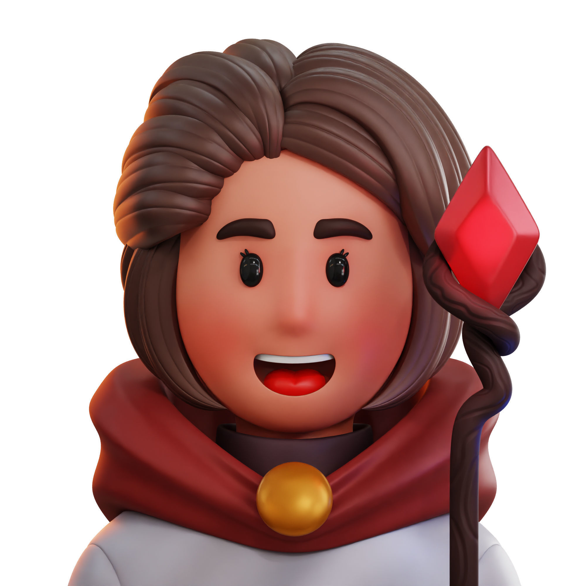 Game Role Player Icon Pack 3D Model Low-poly 3D model_7