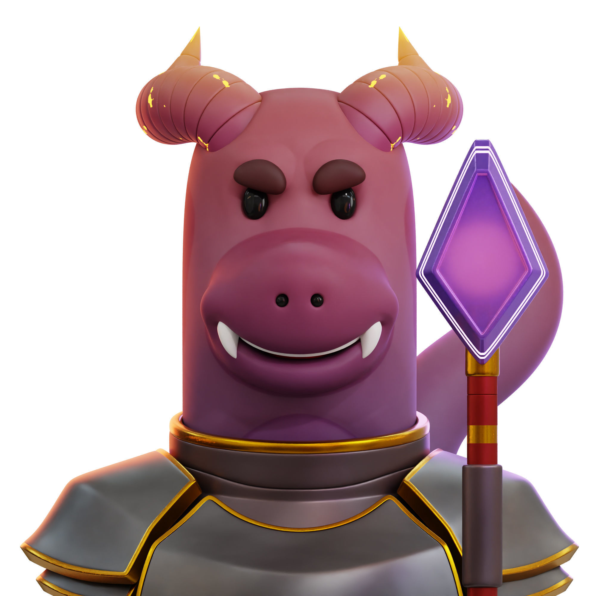 Game Role Player Icon Pack 3D Model Low-poly 3D model_18