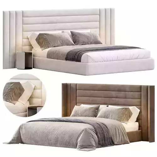 Hadriana Bed by Thehighwall 3D model