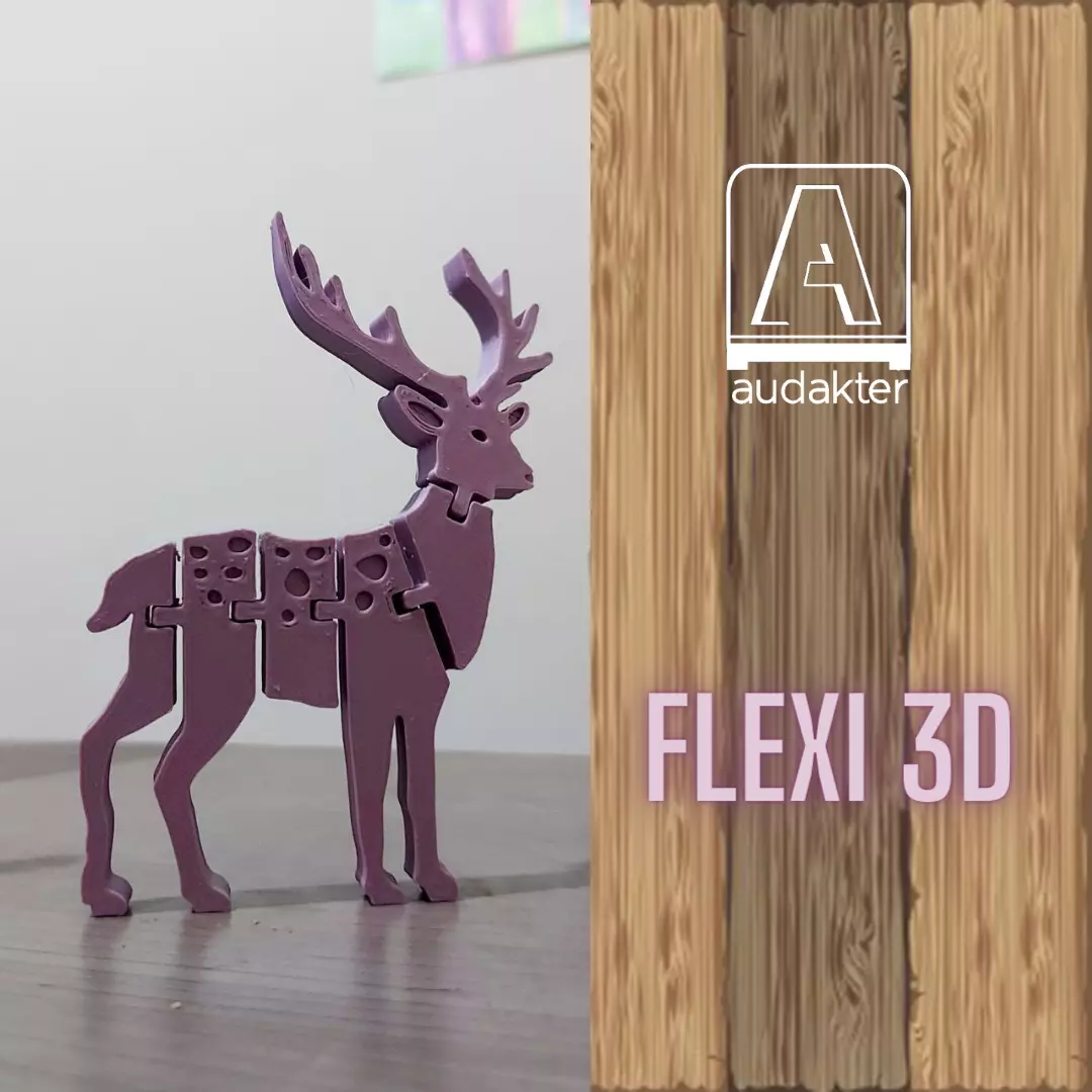 CIERVO - FLEXI 3D - 3d Print Design 3D print model