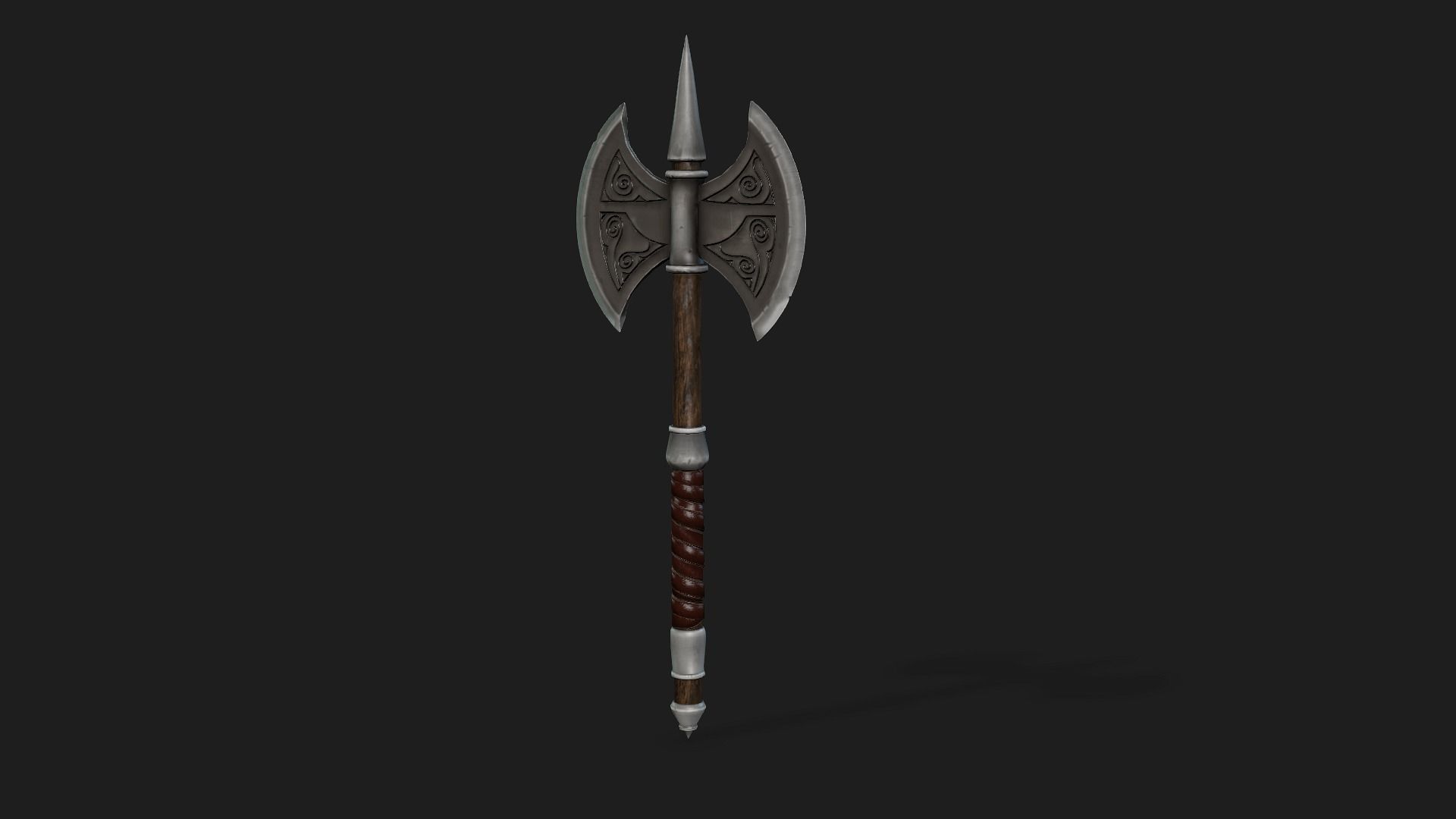Axe Low Poly 3d model Free low-poly 3D model_1