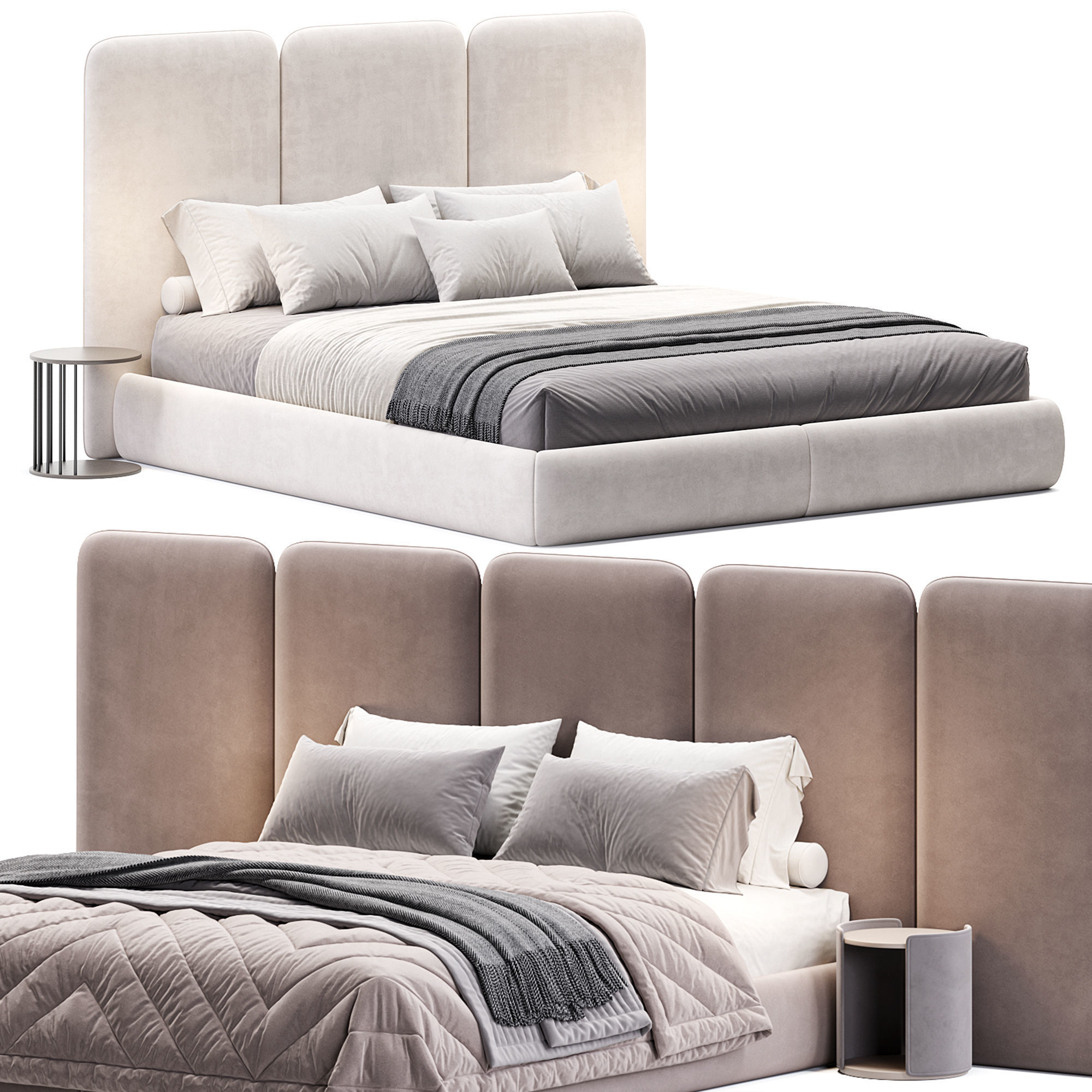 Mountain Bed 3D model_2