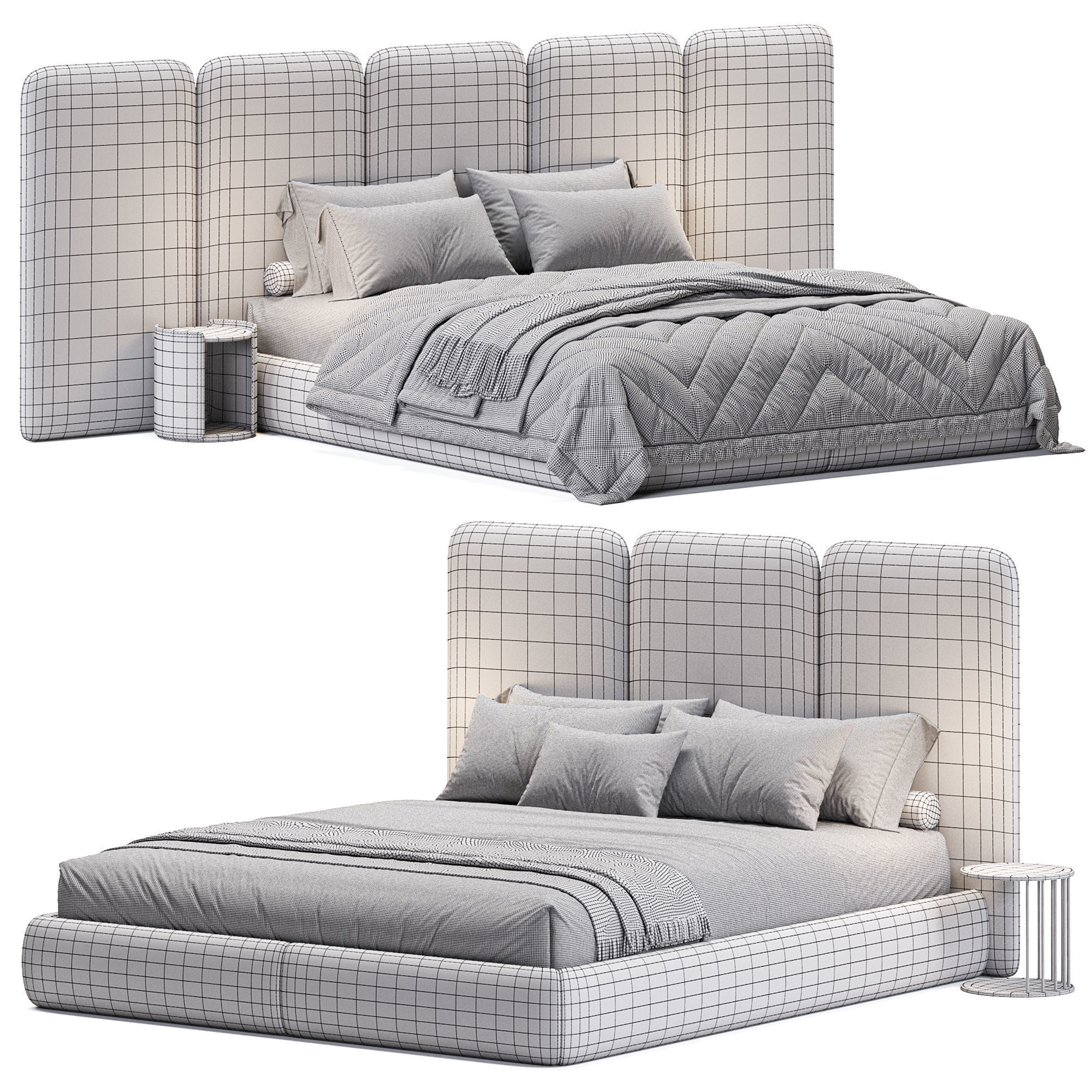 Mountain Bed 3D model_3