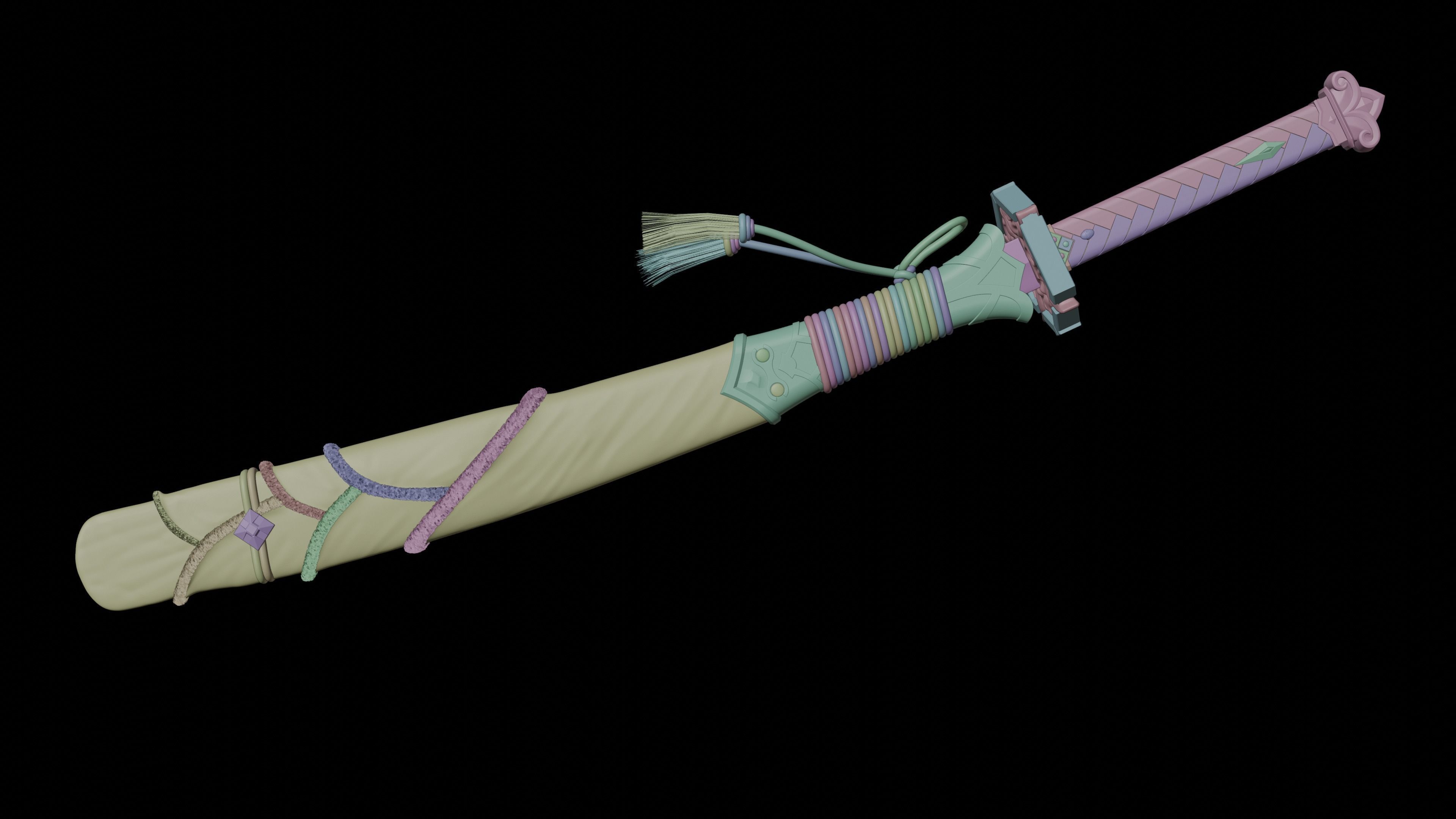 ganondorf sword ganon zelda cosplay TEARS OF THE KINGDOM 3D print model_5