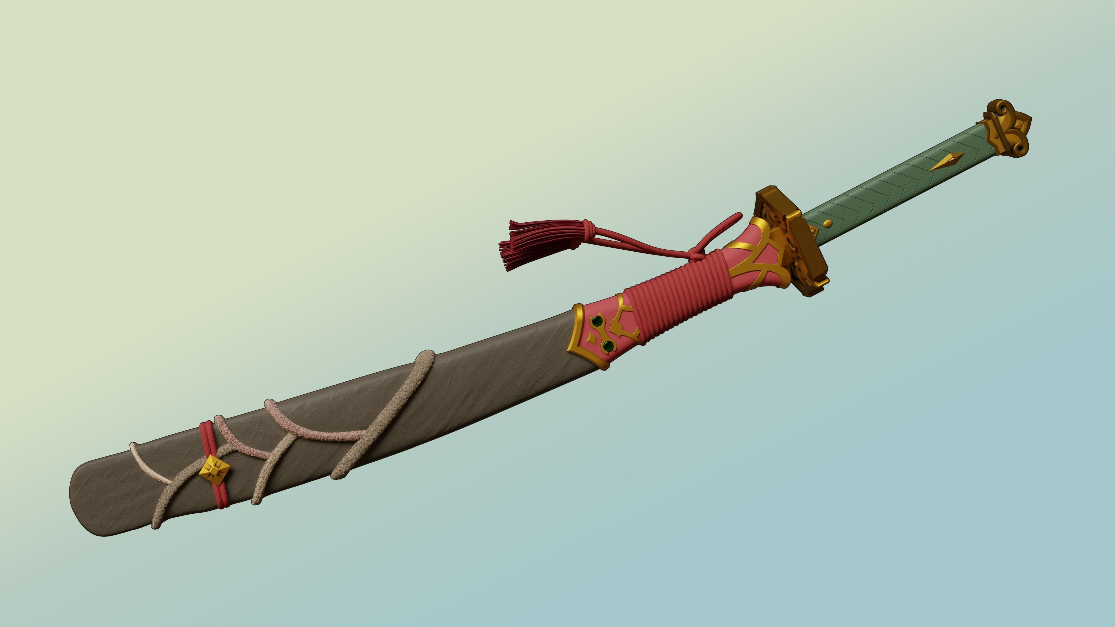 ganondorf sword ganon zelda cosplay TEARS OF THE KINGDOM 3D print model_2