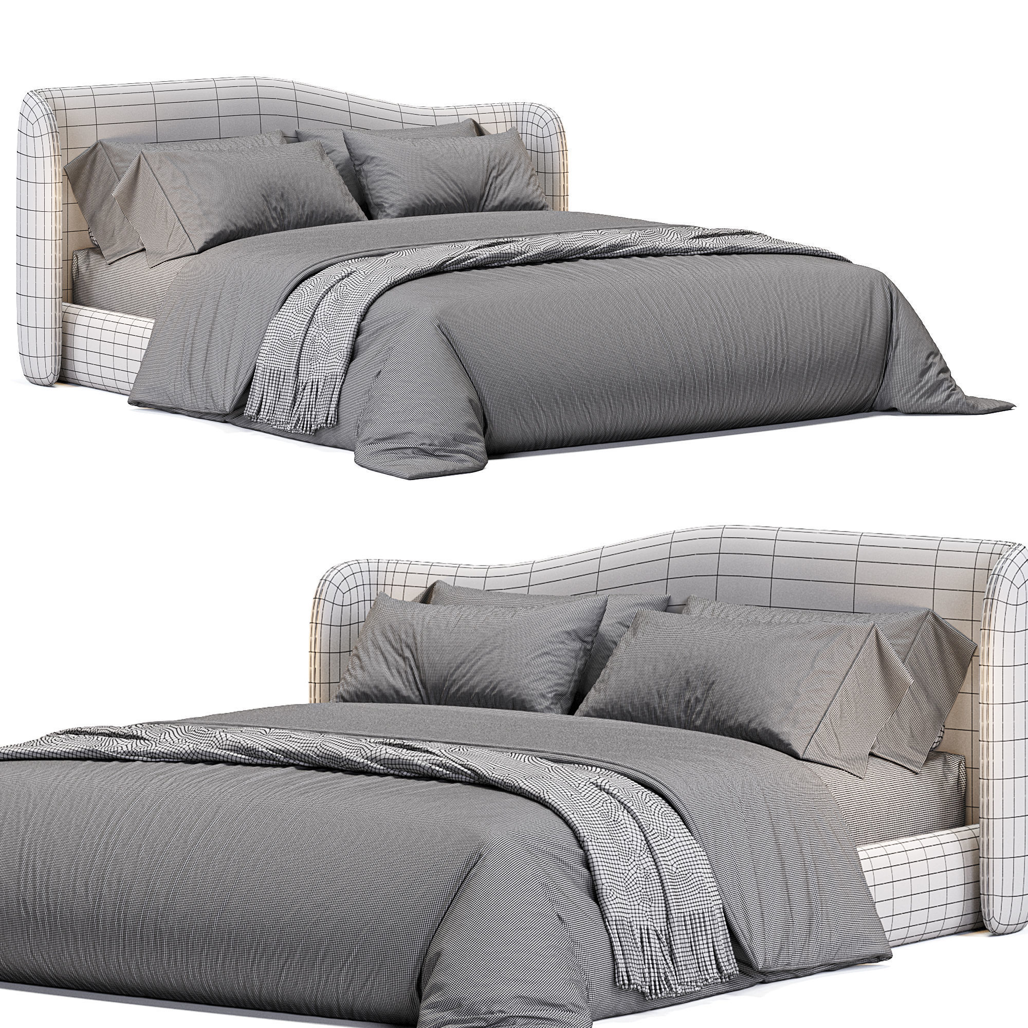  Zima Bed By Thehighwall 3D model_3