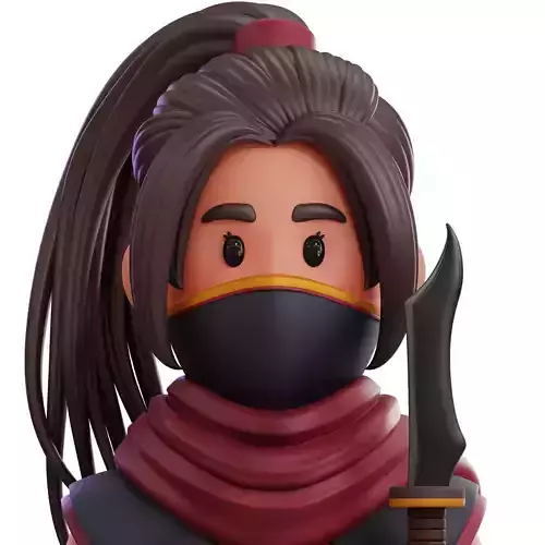 Assasin Avatar 3D Icon