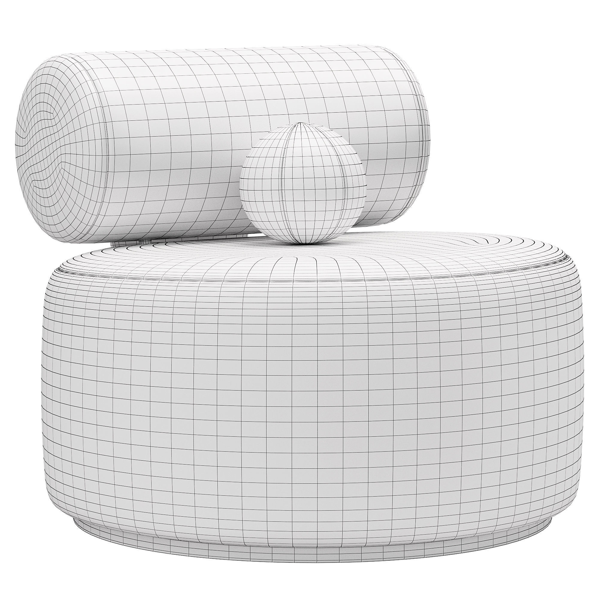 POLTRONA POLLUX Armchair by Archtechtour 3D model_5