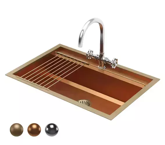 OFFICINE GULLO ACSTOPA00 - Kitchen Sink