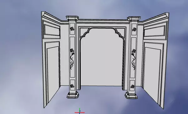 Entrance Wall-1-0000-1-11-22 3D model_0