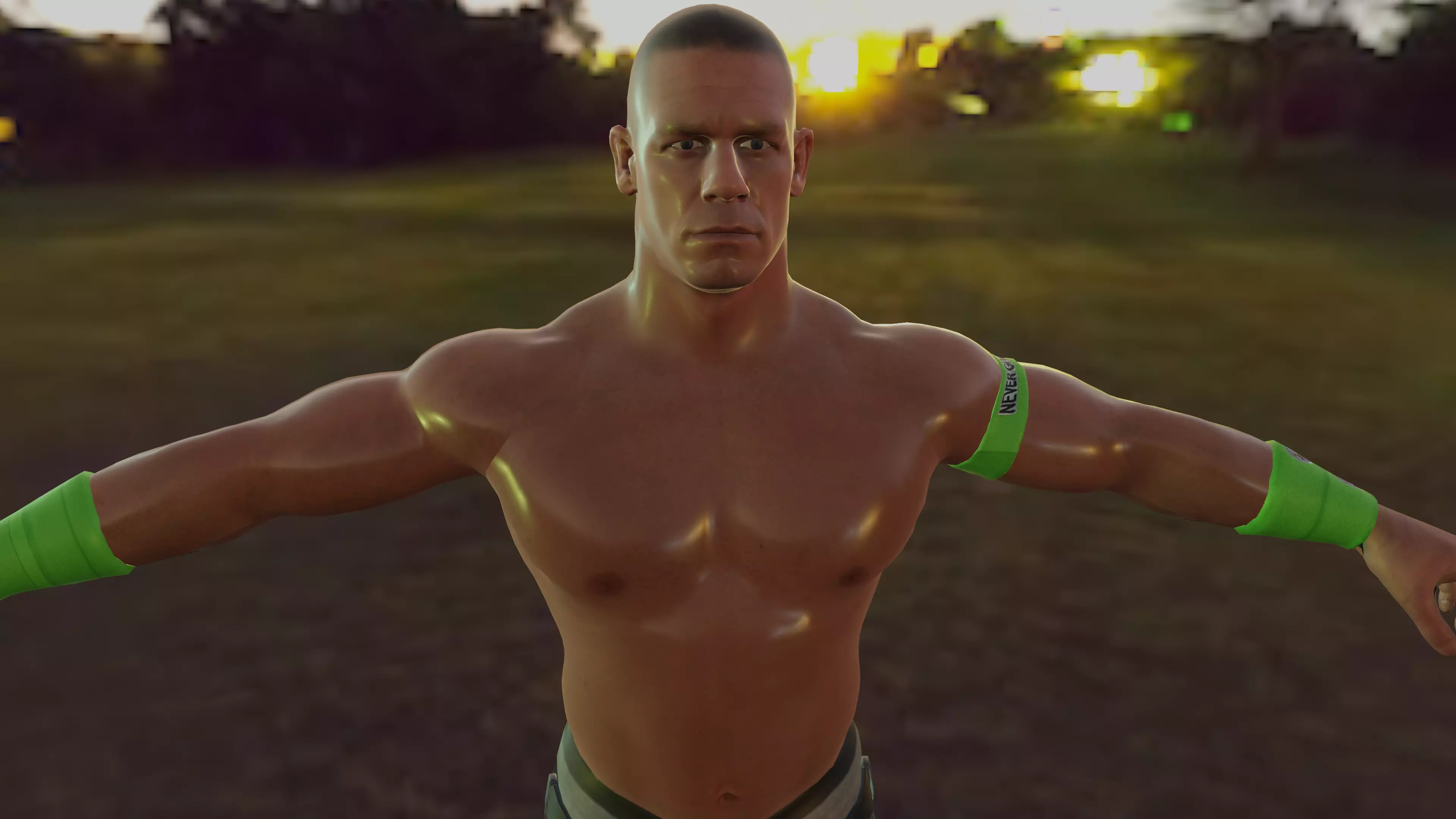 WWE Superstar John cena Practice pack Free 3D model_0