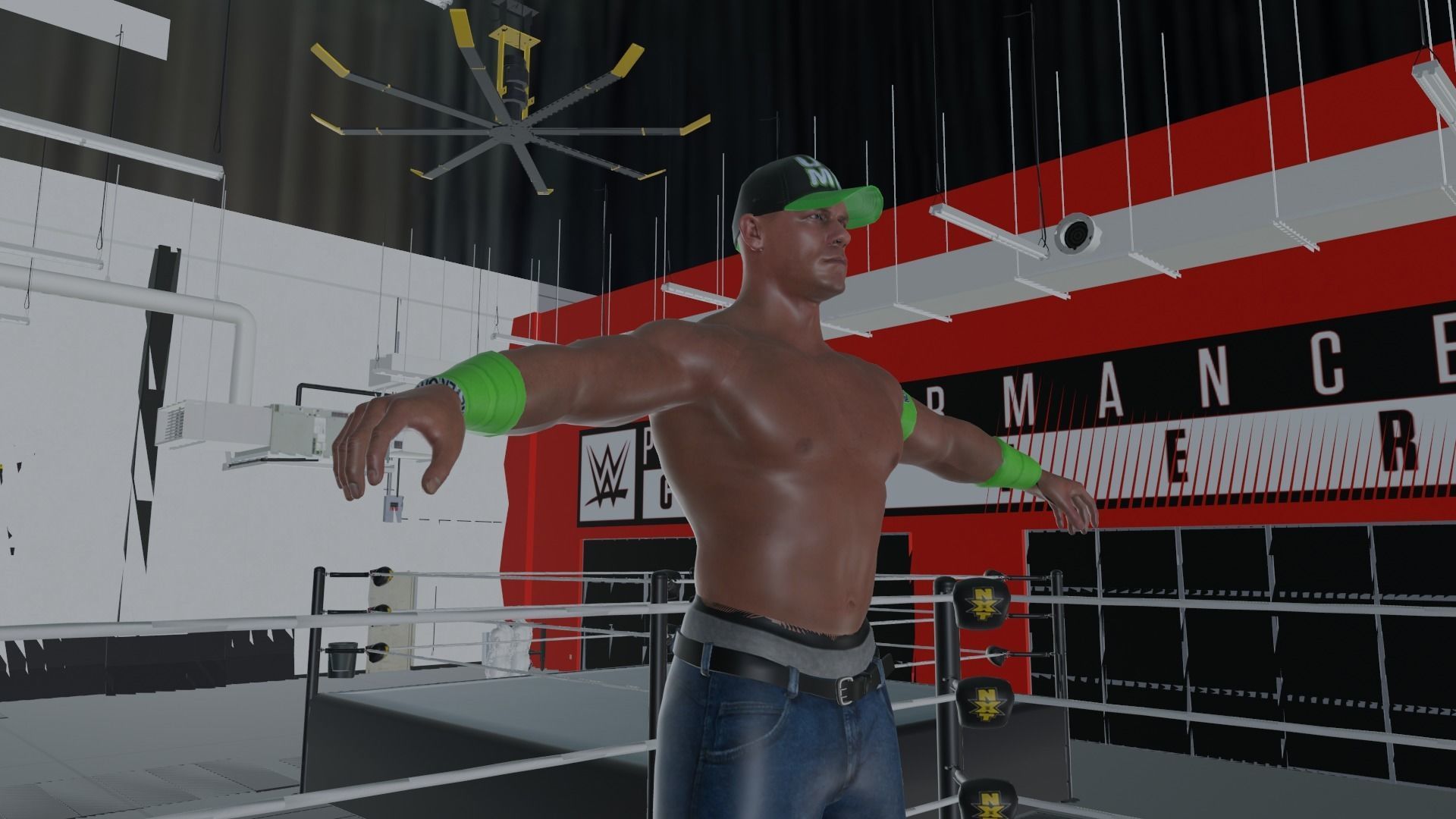 WWE Superstar John cena Practice pack Free 3D model_5