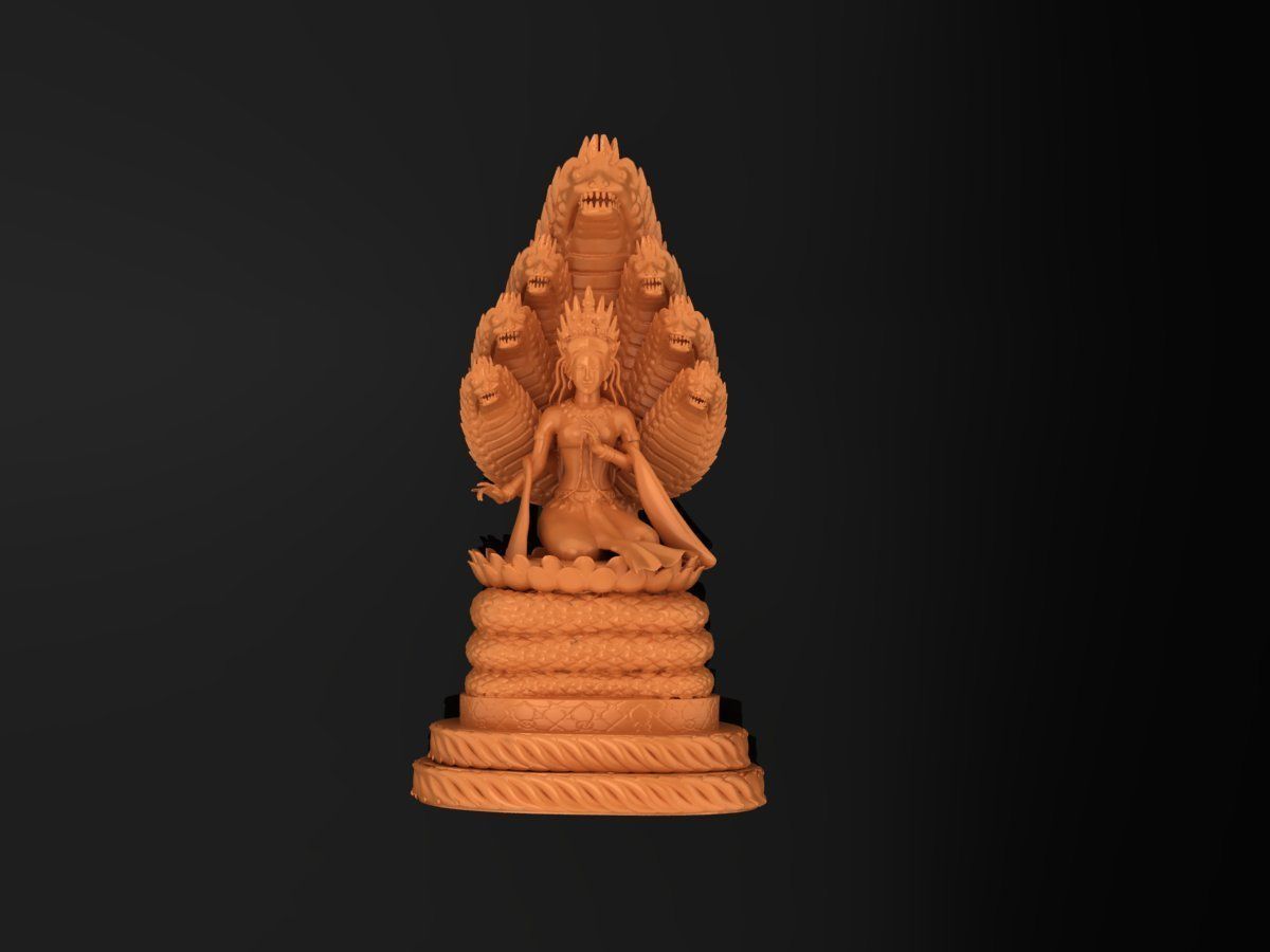 Neang Neak Khmer Dragon CNC 3D print model_1